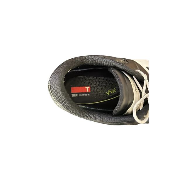 True Linkswear Golf Shoes Mens 9 Black And‎ White Athletic Sport Lace Up - Picture 4 of 8